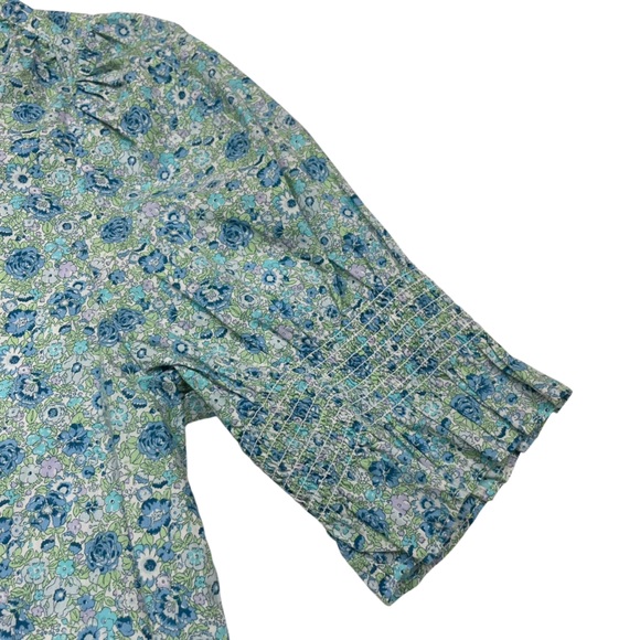 J Crew Liberty Fabric Boho Floral Top - Picture 9 of 11